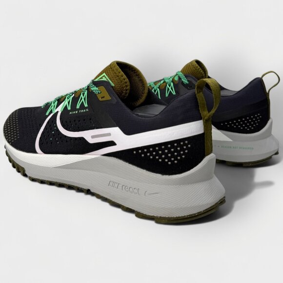 Nike Pegasus Trail 4 React Men’s Running Shoes Black Olive Green Size 10.5 - Picture 8 of 13